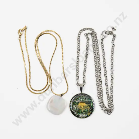 Single Opal Pendant on Gold Plated Chain with Other