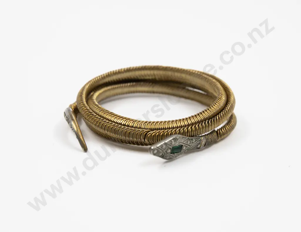 Vintage Coiled Snake Bangle Image 1++
