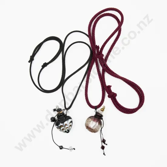 Murano Glass Perfume Bottle Pendant with Other