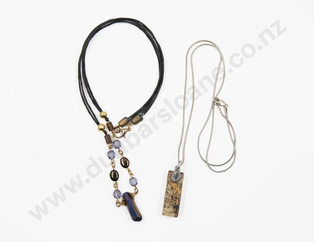 Murano Glass Pendant on S/S Neck Chain with Other Image 1++