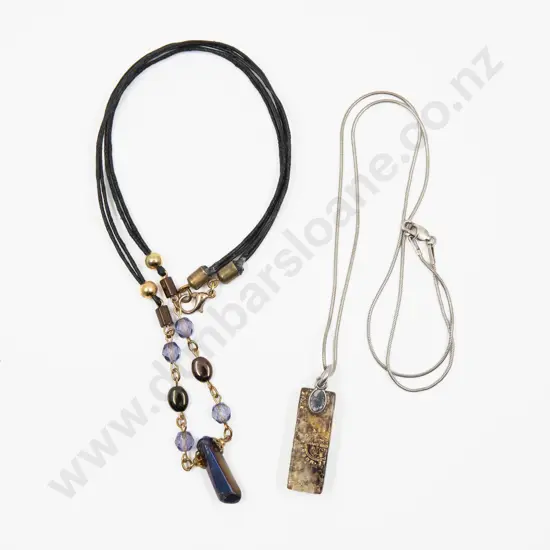 Murano Glass Pendant on S/S Neck Chain with Other