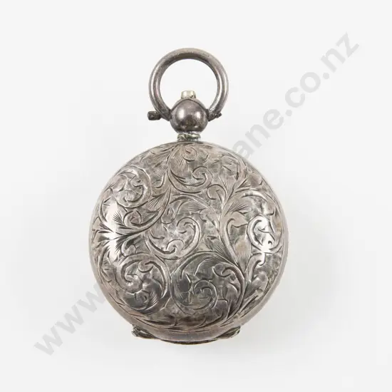 S/S Engraved Circular Soveregin Case