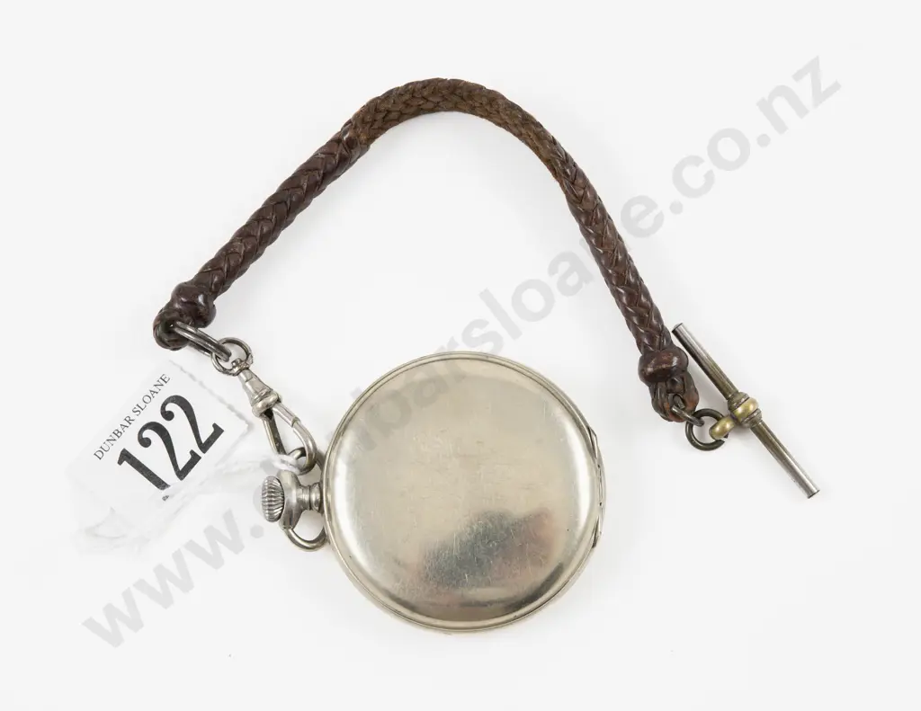 Vintage Hunter Cased Lever Wind with Braille Dial Pocket Watch Image 1++