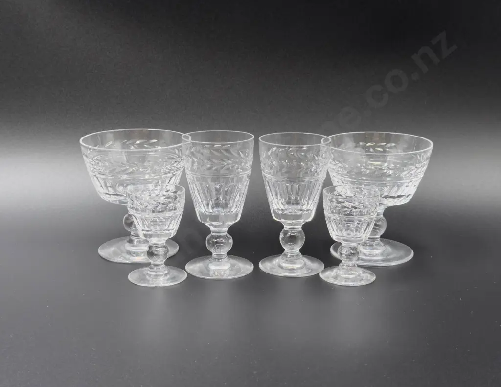 Qty of Stewart Crystal Glassware Image 1++