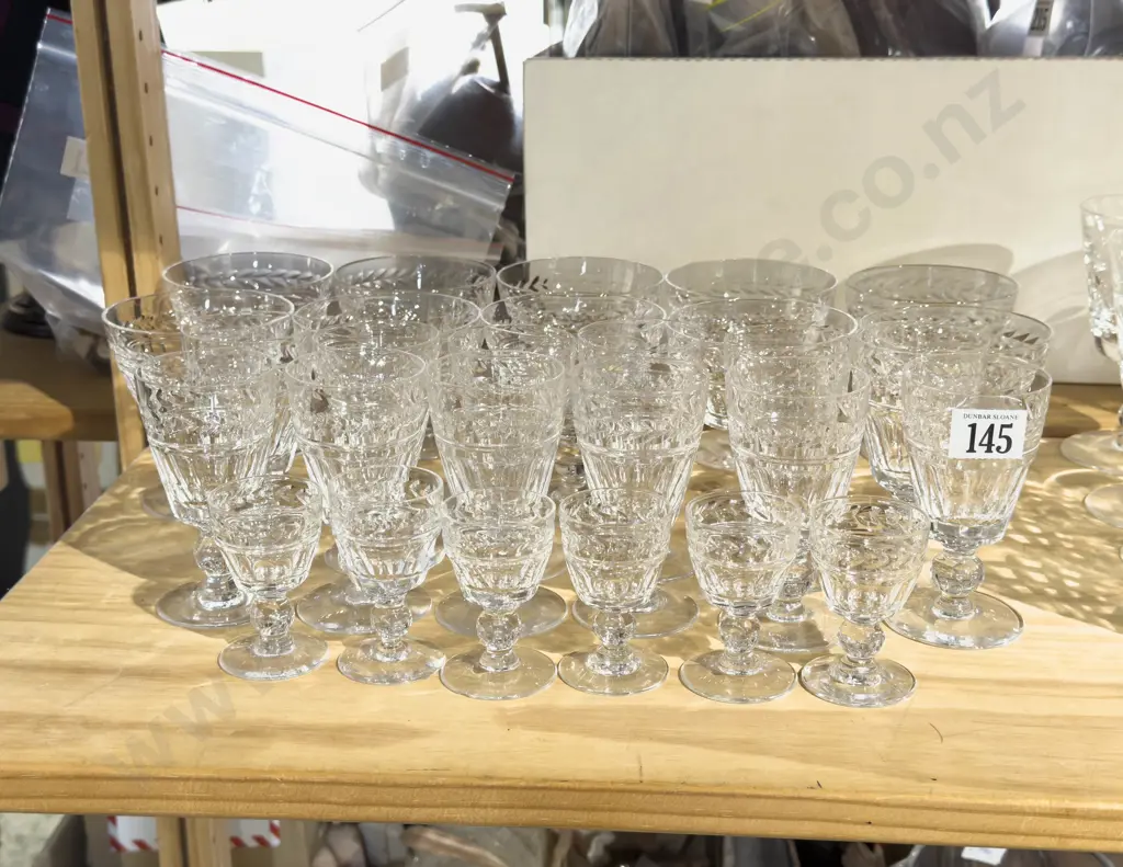 Qty of Stewart Crystal Glassware Image 1++