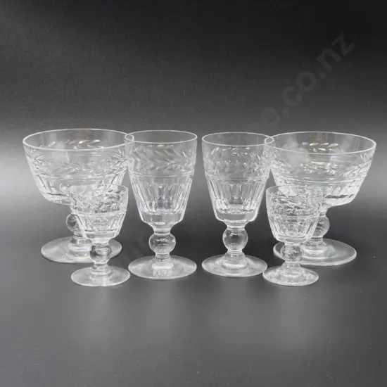 Qty of Stewart Crystal Glassware