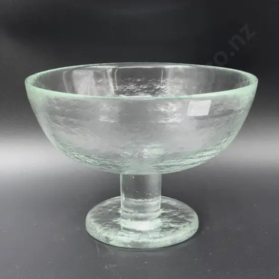 Humppila Finalnd Glass Pedestal Bowl