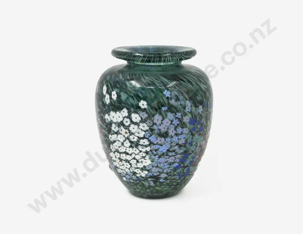 Peter Raos "Monet Spring" Art Glass Vase Image 1++