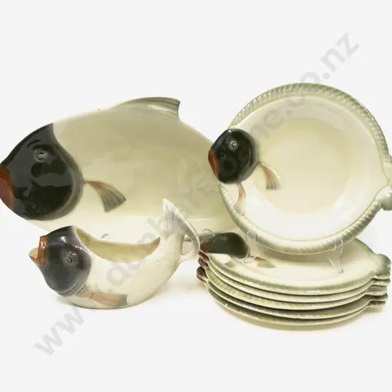 Czechoslovakian Fish Form Serving Ware