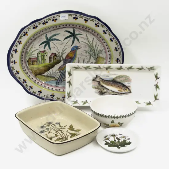 Decorative Ashet with Two Pces of Portmerion etc