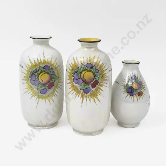 Three Shelley Lustre Vases