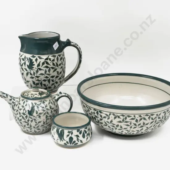 Four Pce Stoneware Table Set