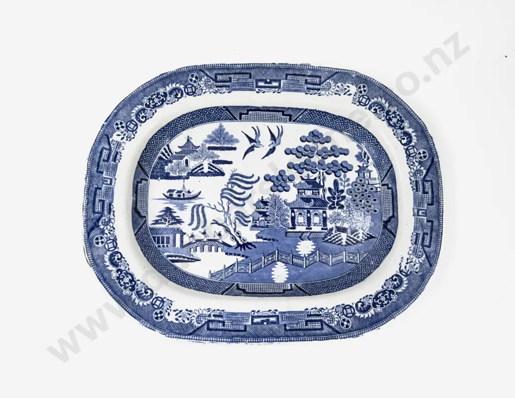 Willow Pattern Ashet Image 1++