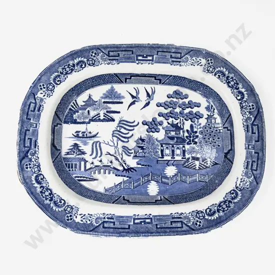 Willow Pattern Ashet