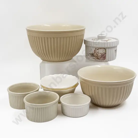 Graduated Pair of Mixing Bowls & Assorted