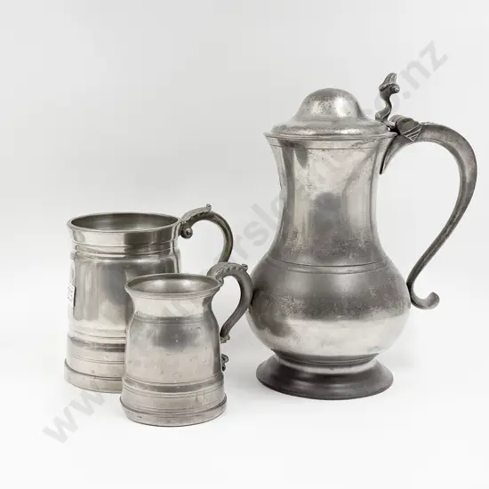 Three Pces of English Pewter