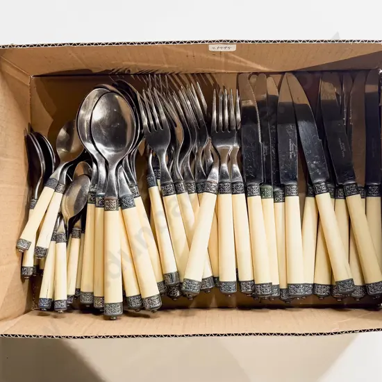 Part Set of Bone Handled Cutlery