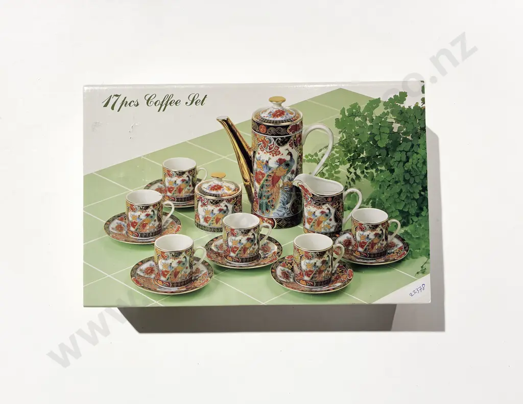 Boxed As New Japanese Seventeen Pce Coffee Set Image 1++
