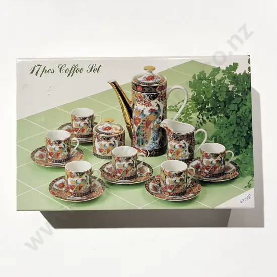 Boxed As New Japanese Seventeen Pce Coffee Set