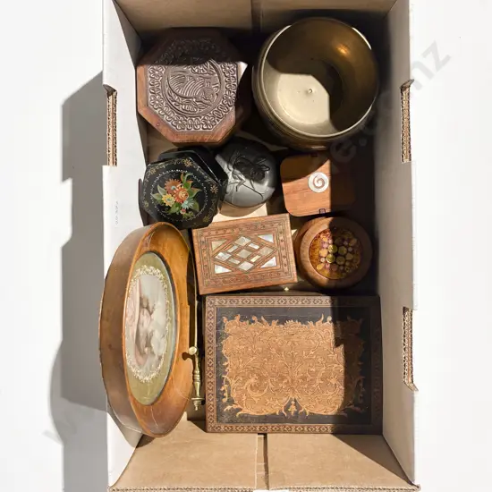Qty of Assorted Trinket Boxes etc
