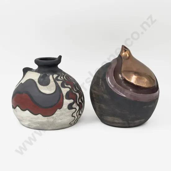 Two NZ Pottery Vases