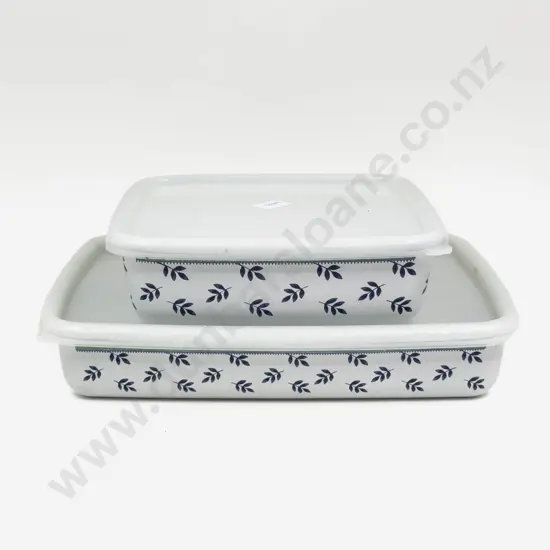 Two Villeroy & Boch Enamel Food Storage Containers