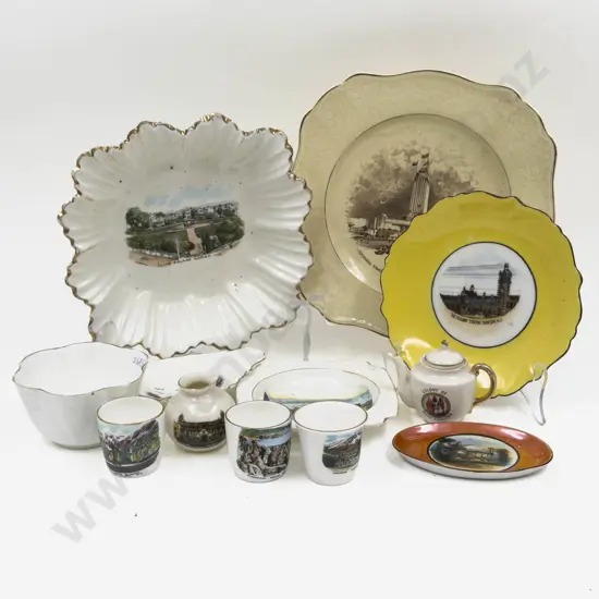 Qty of Assorted Souvenir China