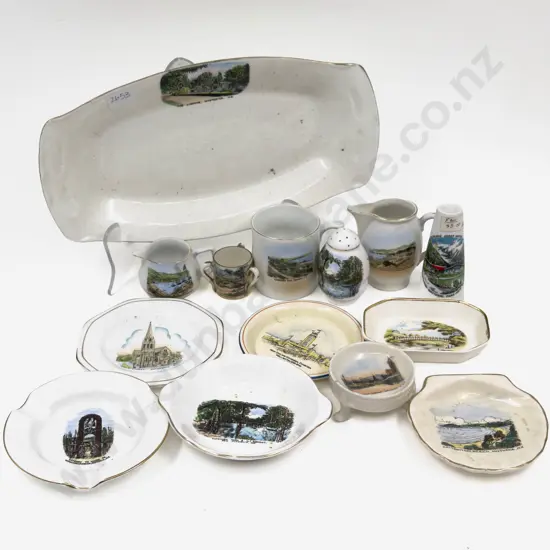 Qty of Assorted Souvenir China