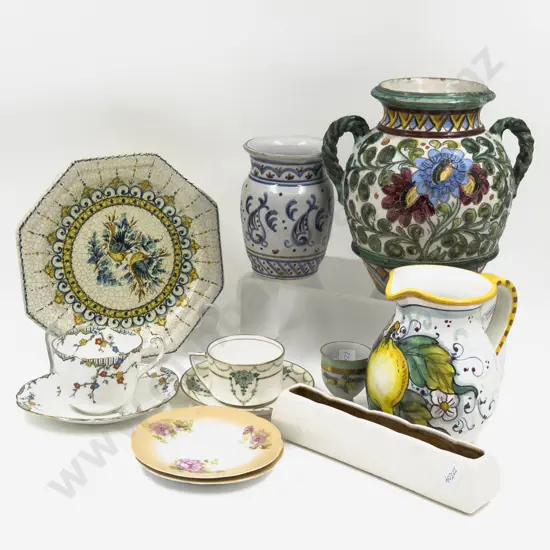 Small Sylvac Flower Trough & Assorted Fancy China