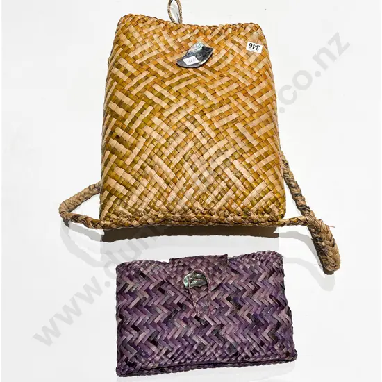 Two Assorted Woven Bags
