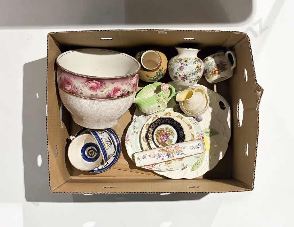 Box Qty of Assorted China incl Belleek & RD Bunnykins Image 1++