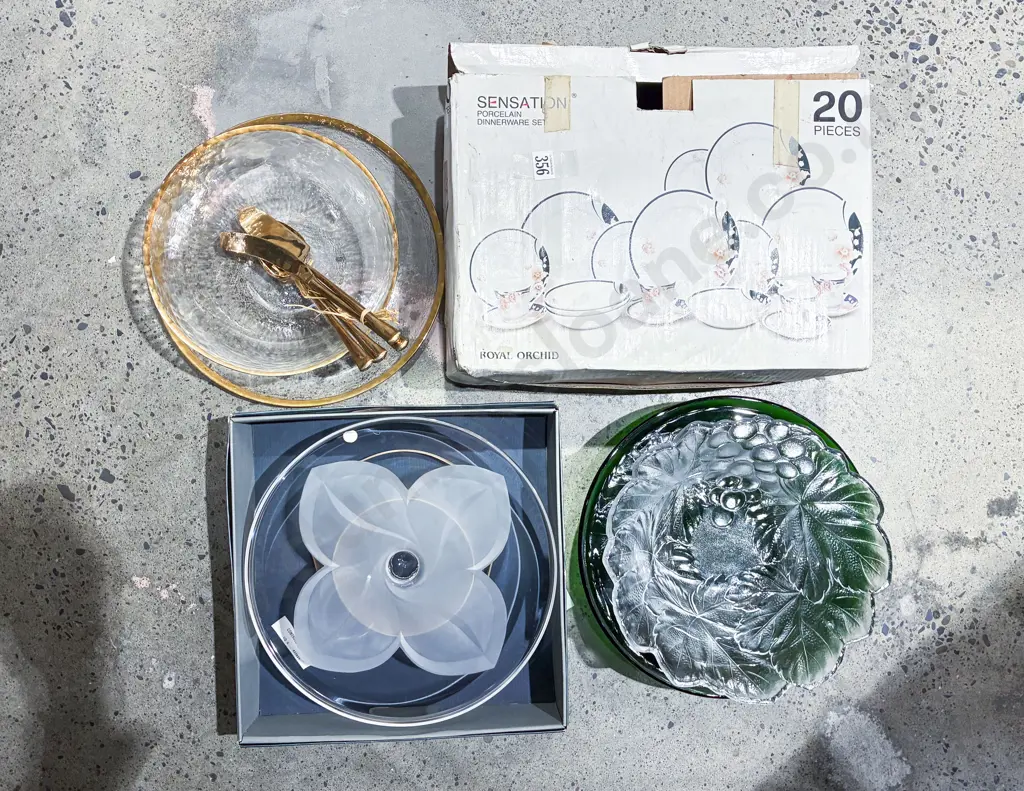 Qty of Assorted Boxed China & Glassware etc Image 1++