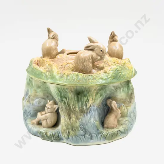 Sylvac Woodland Pixie & Bunny Rabbit Planter together with Sylvac Posy Bowl