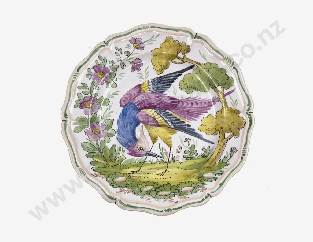 Antique Chelsea Decorative Bird Wall Plate Image 1++
