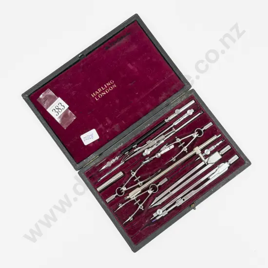 Cased Vintage Drawing Set