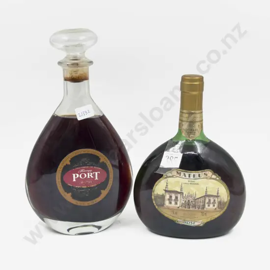Matua Tawny Port 700ml together with Mateus Rose 750ml
