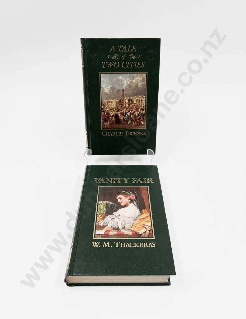 W M Thackery 'Vanity Fair' together with Charles Dickens 'A Tale of Two Cities' Image 1++