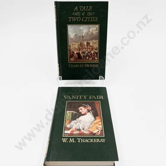 W M Thackery 'Vanity Fair' together with Charles Dickens 'A Tale of Two Cities'