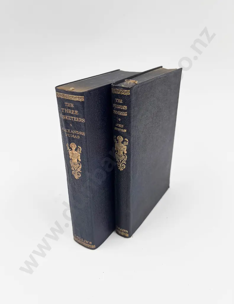 The Three Musketeers by Alexandre Dumas together with The Pilgrim's Progress by John Bunyan Image 1++