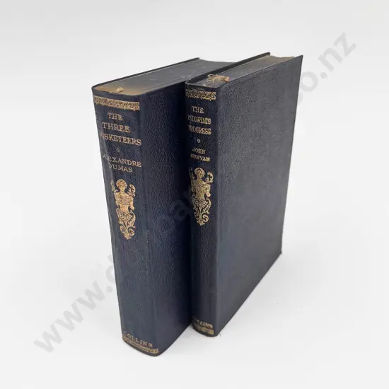 The Three Musketeers by Alexandre Dumas together with The Pilgrim's Progress by John Bunyan