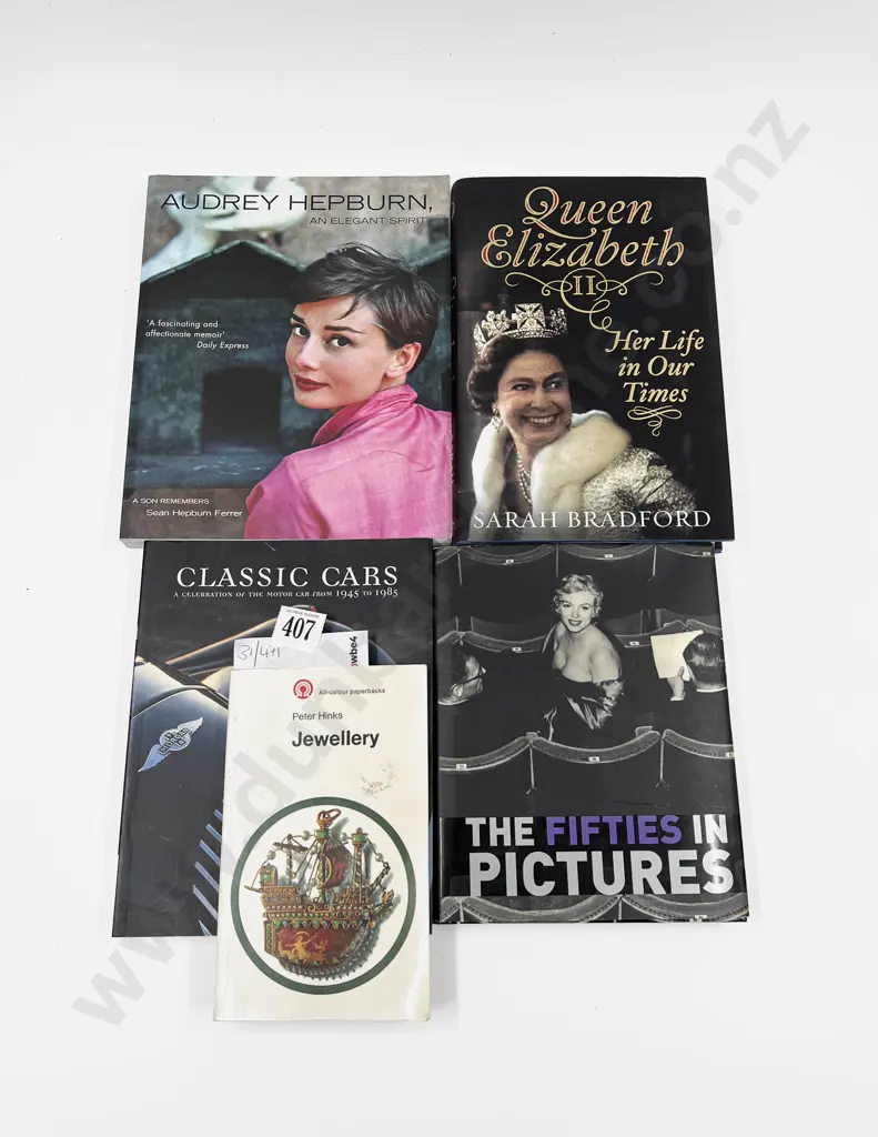 Peter Hinks 'Jewellery' with Collection of Assorted Books Image 1++