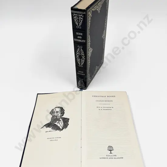 Jane Austen 'Sense and Sensibility' together with Charles Dickens 'Christmas Books'