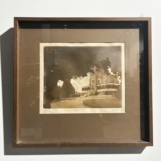 Graham Sanders - Larnach's Castle - Etching & Aquatint