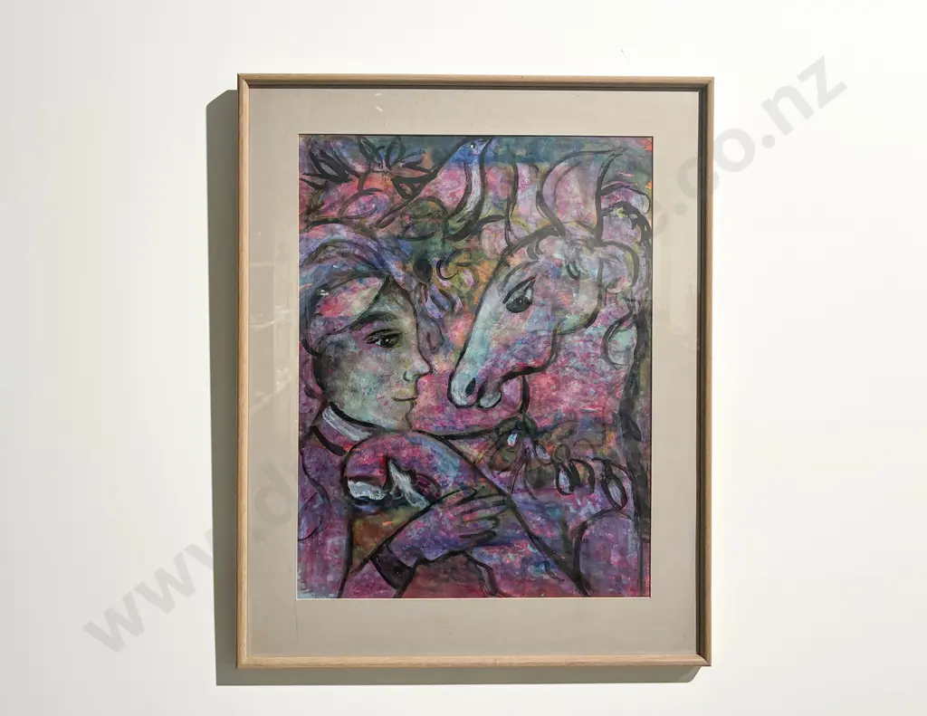 Ellinore Ginn - Horse Rider - Watercolour on Paper Image 1++
