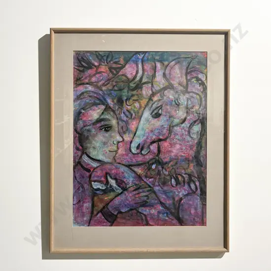 Ellinore Ginn - Horse Rider - Watercolour on Paper