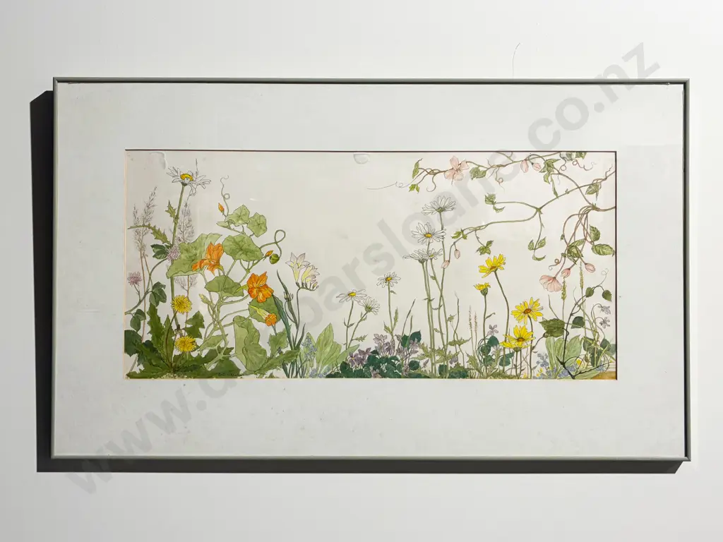 Beth Nicholson - Botanic Study - Pen & Watercolour Image 1++