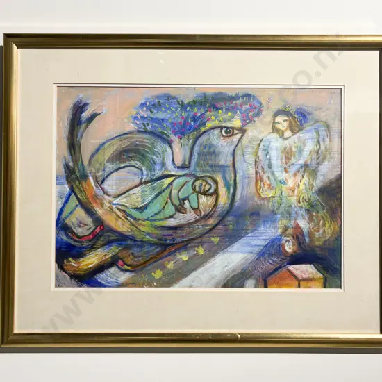 Ellinore Ginn - Fight of the Seraphin - Watercolour