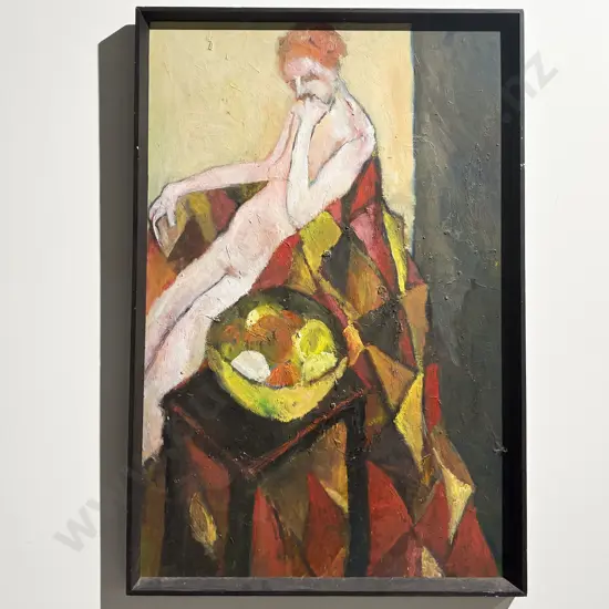 Unknown Artist - Nude Study - Oil on Board