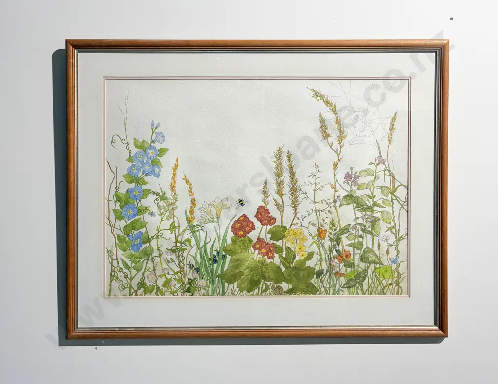 Beth Nicholson - Botanic Study - Pen & Watercolour Image 1++