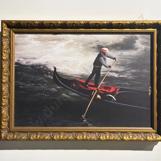 Print on Canvas in Ornate Gilt Frame